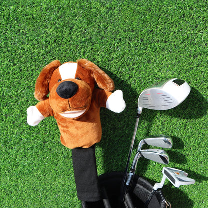 Dog Golf Head Cover for Driver and Hybrid