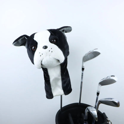 Dog Golf Head Cover for Driver and Hybrid