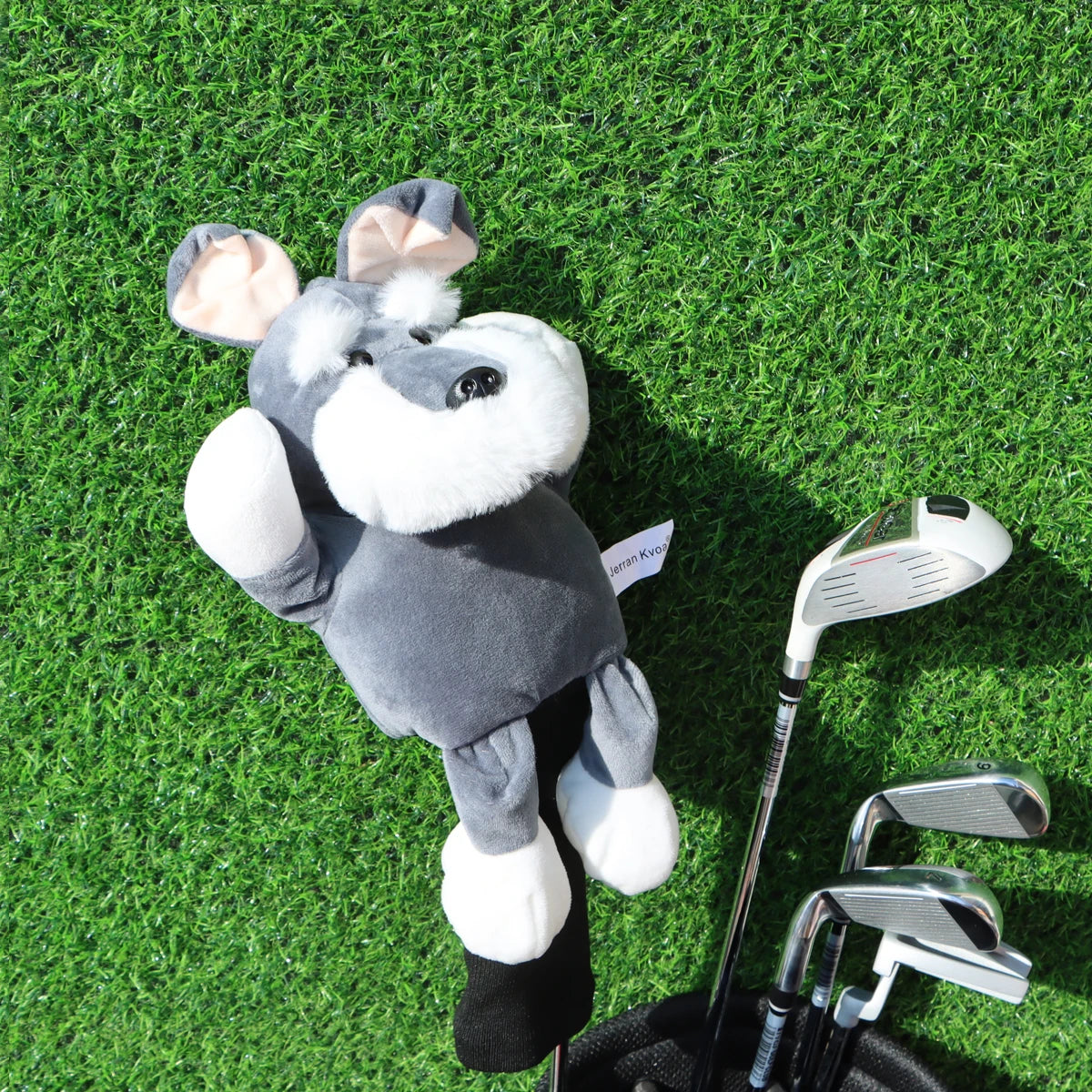 Dog Golf Head Cover for Driver and Hybrid