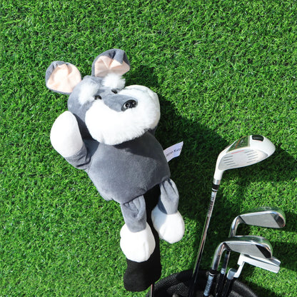 Dog Golf Head Cover for Driver and Hybrid