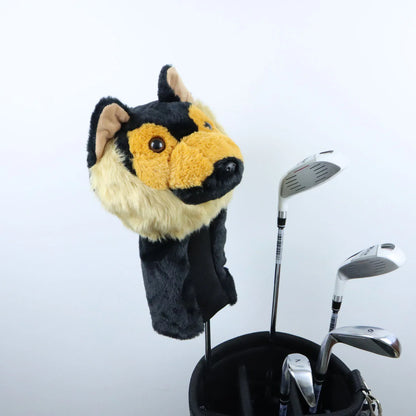 Dog Golf Head Cover for Driver and Hybrid